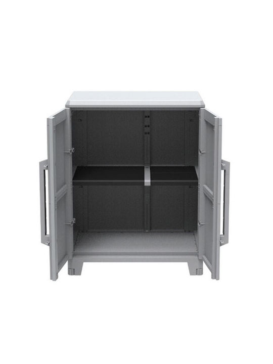 Double Door Wardrobe Plastic 78x43.6x101.6cm