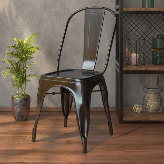 Scaun de exterior Metalic Lirex Kitrino 5buc 35x35cm