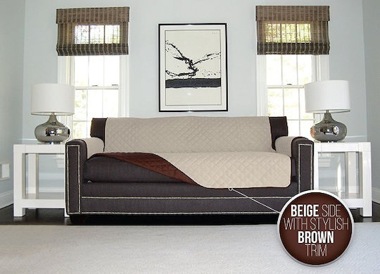 Factory Couch Coat Elastic Cover for Three Seater Sofa Multicolour 230εκ. 1pcs