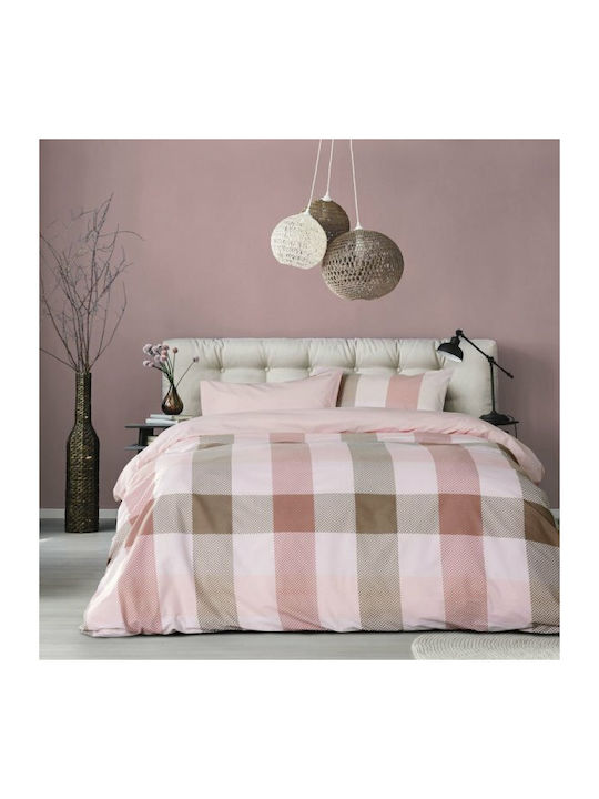 Kocoon Carrie Coverlet Queen Size Cotton Pink 220x245cm