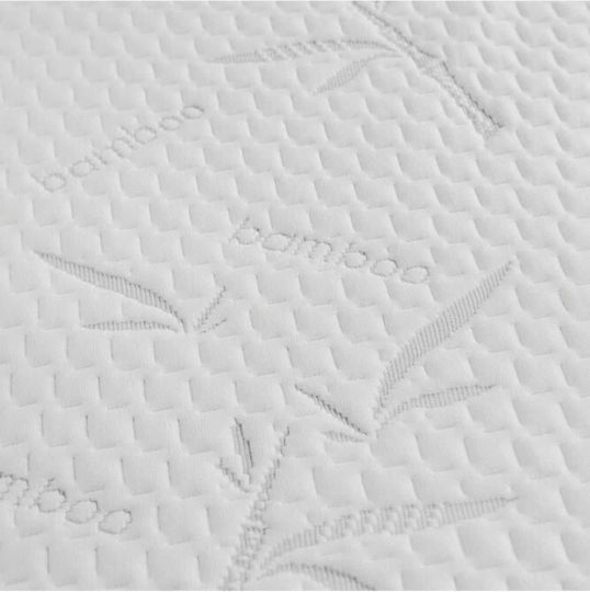 La Luna Mattress Topper Easy Rest Double Memory Foam with Bamboo Fibers , Removable Cover & Elastic Straps 140x200x5cm
