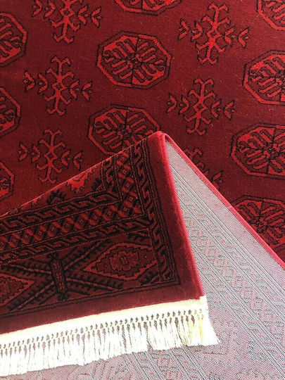 Koulis Carpets Afghan 7457a Modern Bedroom Rugs Set Red 0010-00059-000 3pcs
