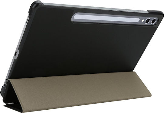 Tactical Flip Cover Ανθεκτική Μαύρη (Samsung Galaxy Tab S9, S9 FE, S10 FE, S10 Lite)