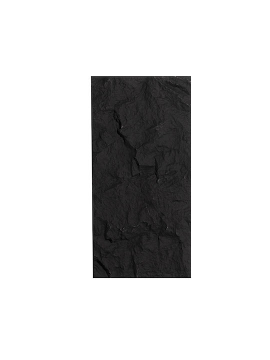 3D Wandpaneele mit Kleber Schwarze 120x60cm