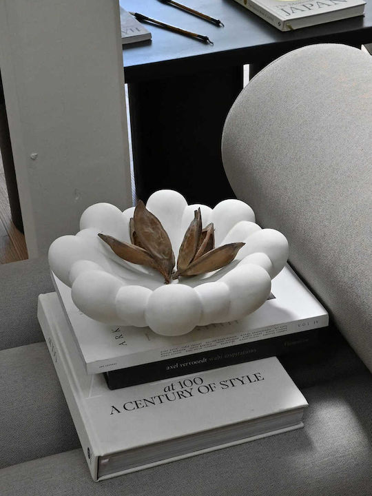 101 Copenhagen Ceramic Decorative Platter White 28.5x28.5x10.5cm