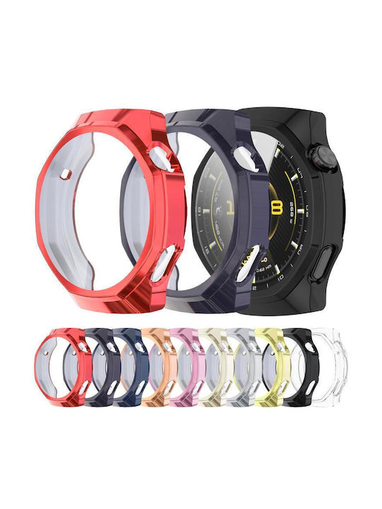 Силиконов Калъф със Стъкло в Син цвят за Huawei Watch GT 6 41mm