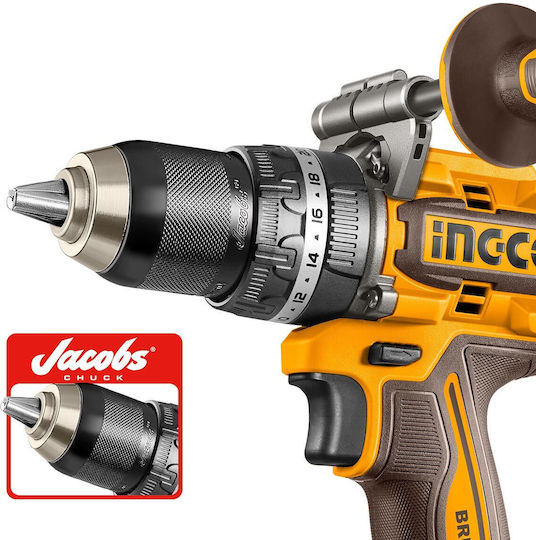 Ingco CIDLI209686E Brushless Cordless Impact Drill Driver 20V