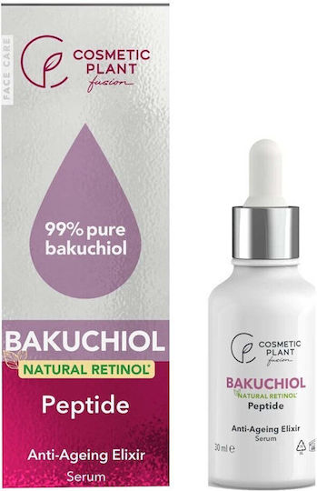 Cosmetic Plant Serum Anti-Îmbătrânire Față și Ochi cu Bakuchiol și Retinol pentru Tonifiere și Detoxifiere 30ml