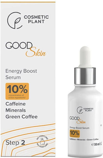 Cosmetic Plant Serum Anti-Îmbătrânire Față și Ochi cu Acid Hialuronic și Colagen pentru Tonifiere și Detoxifiere 30ml