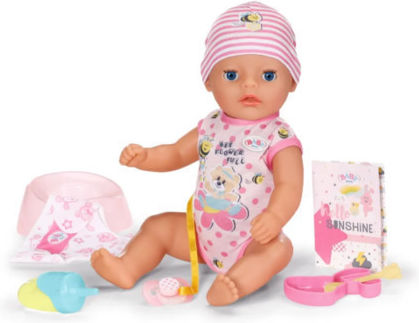 ZAPF Creation Baby Born Baby Doll Set Little Baby Girl for 2+ Years 36 cm