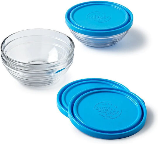 Duralex Δοχείο Φαγητού Γυάλινο Κόκκινο 970ml