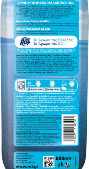 Συμπυκνωμένο Μαλακτικό Ρούχων Caldera Rol 900ml