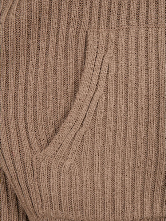 Langarm-Pullover Dark Khaki