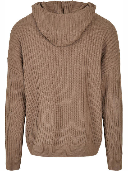 Langarm-Pullover Dark Khaki