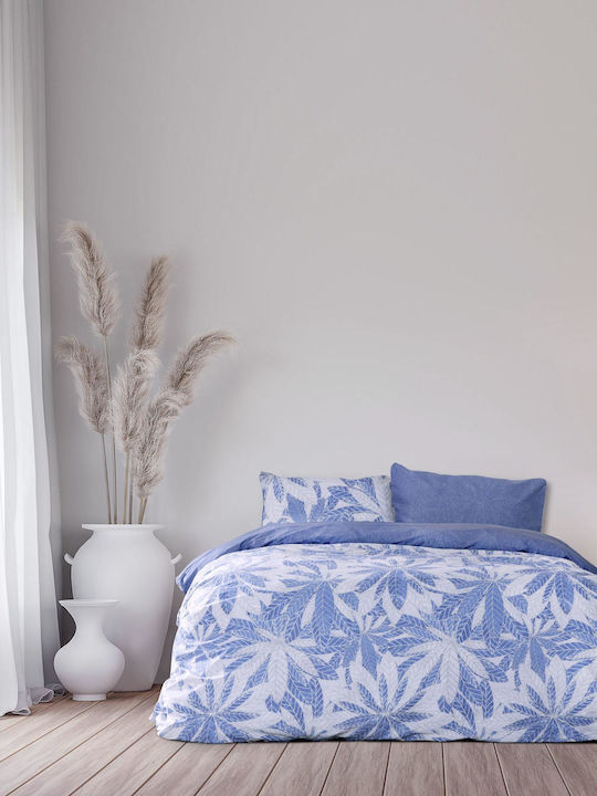 Kocoon Raellia Coverlet Single Cotton Blue 160x245cm