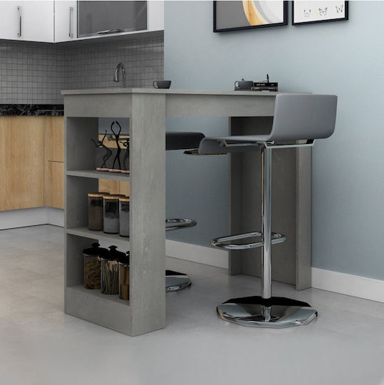 Deep Table Bar Wooden Gray 120x50x100cm
