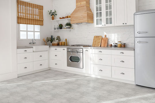 Plăci de Perete Vinilice Ușor de Montat Textură de Beton 9x30x30 Cm