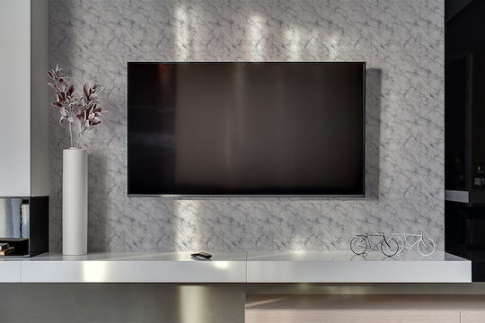 Panou De Perete Decorativ Din Vinil Model Marmură Gri 100x50 Cm