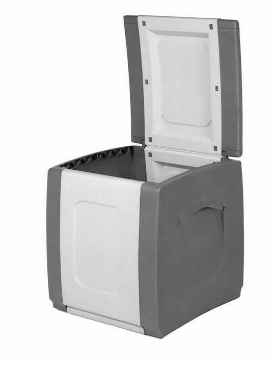 Homeplast Outdoor Storage Box Strong Box Compact 100lt Gray L50xW54xH57cm