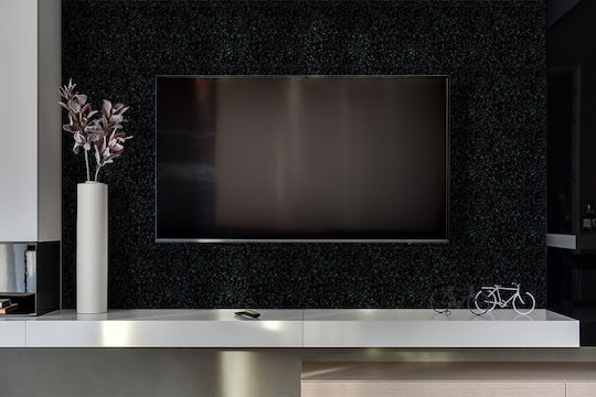 Autocolant Panou Din Vinil Pentru Interior Clasic Negru Pentru Pardoseală 100x50 Cm