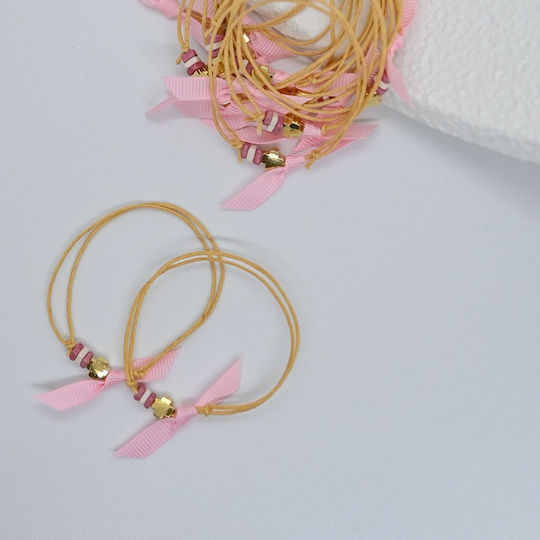 Afitechno Christening Charm Bracelet Pink 50 Pieces