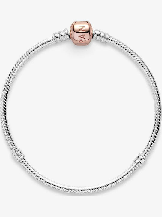 Γνήσιο Pandora Βραχιόλι 17cm Αλυσίδα Φίδι Ασήμι 925 Κούμπωμα Επίστρωση Ροζ Χρυσού 14κ Γνήσιο Pandora Βραχιόλι 17cm Αλυσίδα Φίδι Ασήμι 925 Κούμπωμα Επίστρωση Ροζ Χρυσού 14κ