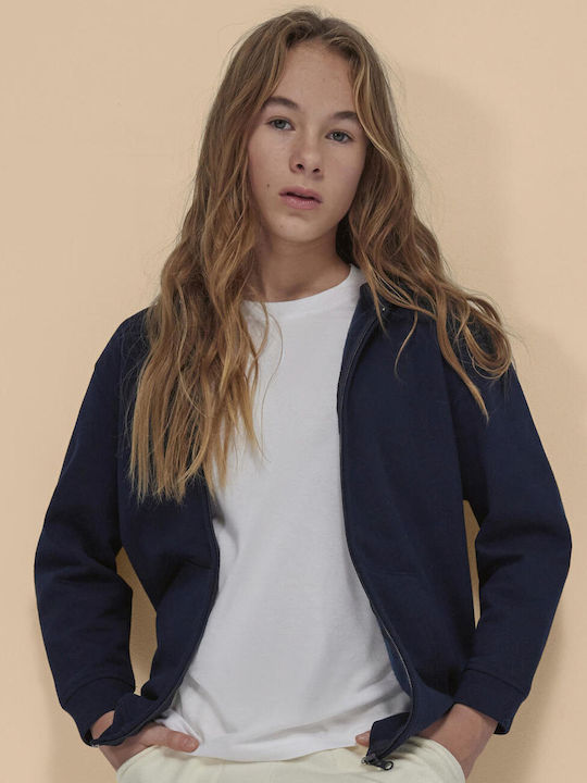 Kinder-Sweatshirt mit Kapuze Navy