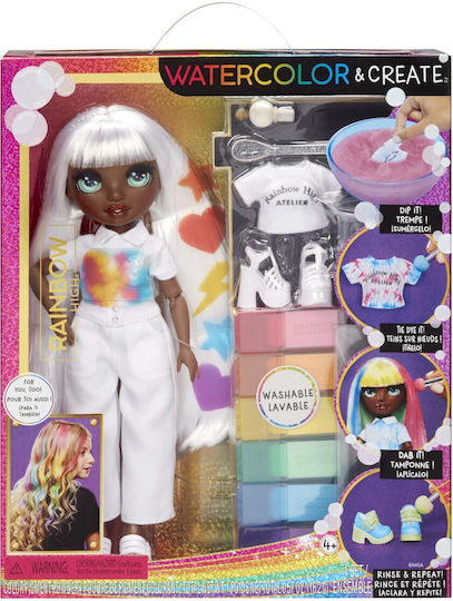 MGA Entertainment Păpușă Watercolor Create Rainbow High (Diverse Modele) 1 Buc
