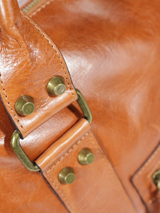 Leather Women's Tote Bag Brown