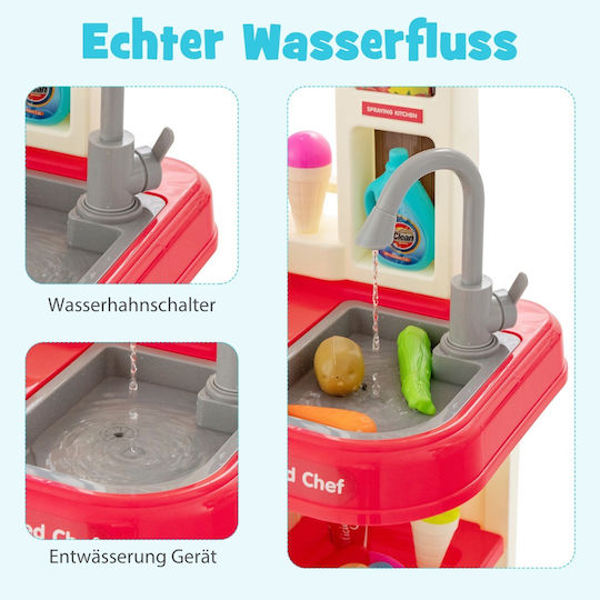 Costway Kinderküche Für 3+ Jahre 65 Stück