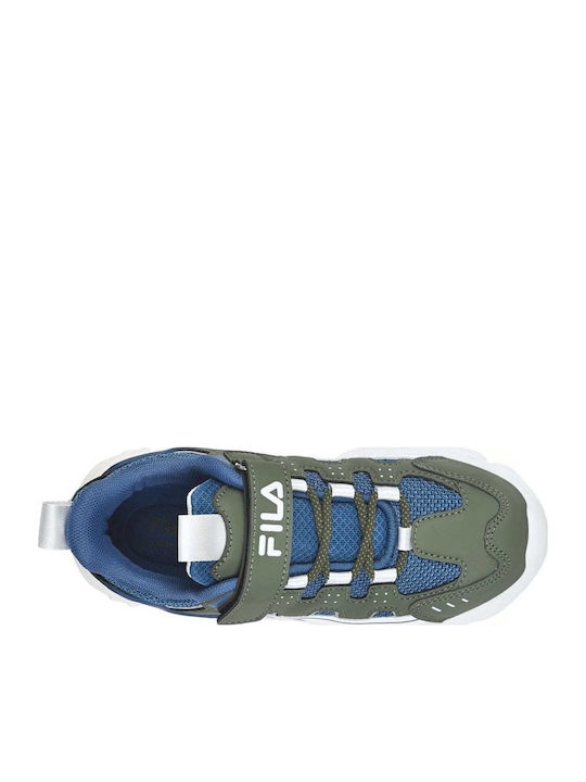 Memory Spinel 3 Kids Sports Shoes with Hoop & Loop Closure Blue