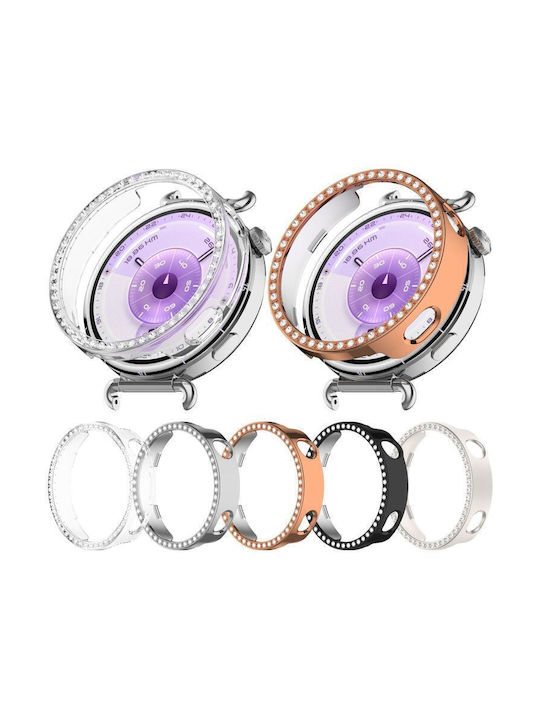 Plastic Case with Glass in Beige color for Huawei Watch GT 6 41mm