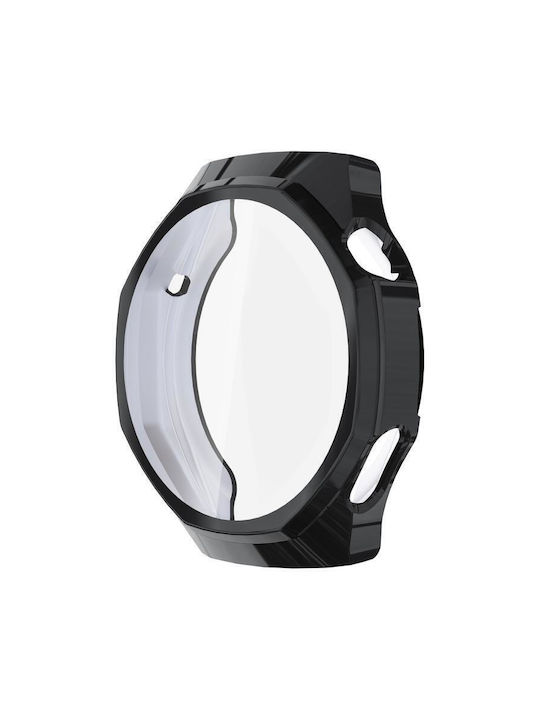 Πλαστική Θήκη με Τζαμάκι σε Μαύρο χρώμα για Huawei Watch GT 6 Pro 46mm Πλαστική Θήκη με Τζαμάκι σε Μαύρο χρώμα για Huawei Watch GT 6 Pro 46mm