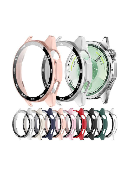 Пластмасов Калъф със Стъкло в Черен цвят за Huawei Watch GT 6 41mm