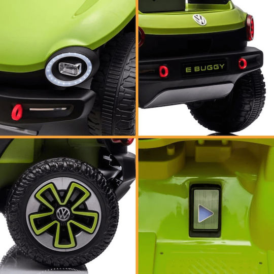 Volkswagen E Buggy Buggy Μονοθέσιο με Τηλεκοντρόλ Licensed 12 Volt Πράσινο