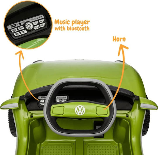 Volkswagen E Buggy Buggy Μονοθέσιο με Τηλεκοντρόλ Licensed 12 Volt Πράσινο