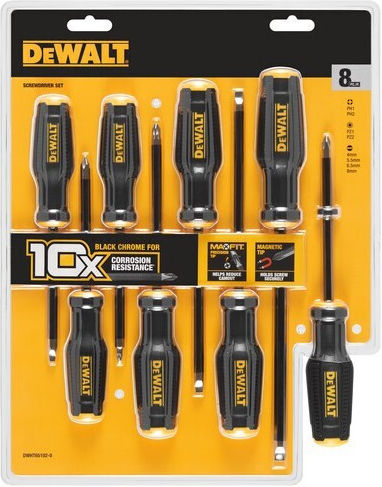 DEWALT Σετ 8 Κατσαβίδια