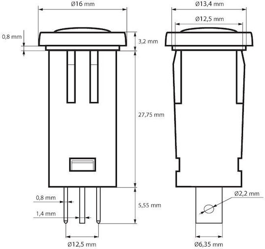 Set 10 Signal Lights 12v