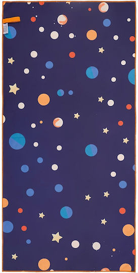 Beauty Home Double-Sided Kids' Beach Towel Art 2262 Blue Microfiber Not Cotton