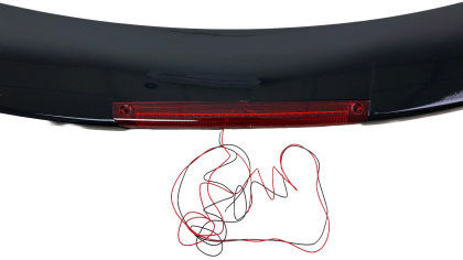 Autoheckspoiler Kofferraum Mitsubishi Lancer 2005+ mit Bremslicht Schwarzes Glänzend