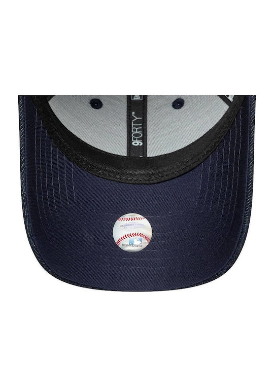 New Era Wmns Sequin 9forty New York Yankees Adjustable Jockey Light Blue Color