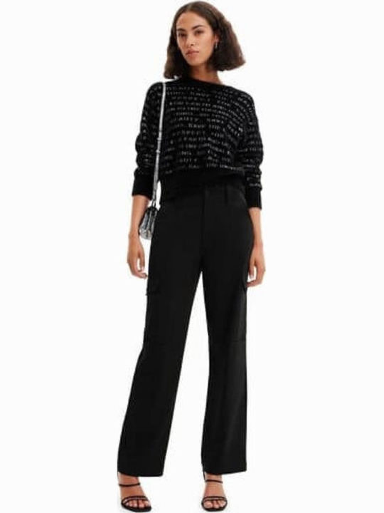 Women's Long Sleeve Sweater Black