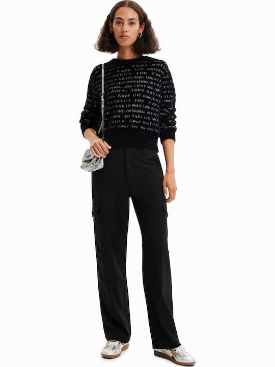 Women's Long Sleeve Sweater Black