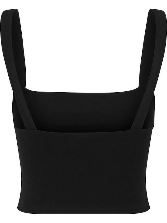2 Pack Women's Summer Cotton Sleeveless Crop Top Black/White