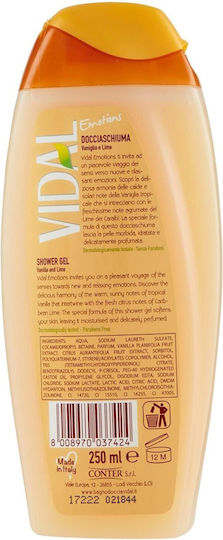 Vidal Αφρόλουτρο σε Gel & Άρωμα Βανίλια 250ml