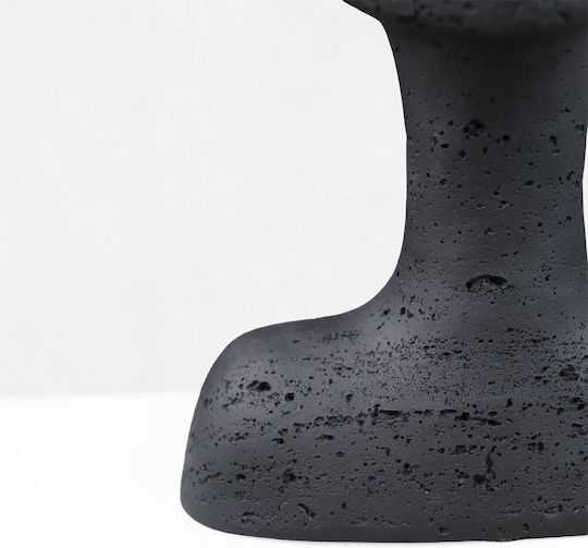 InTheBox Διακοσμητικό Βάζο Polyresin Schwarz 19x14x26cm 1Stück