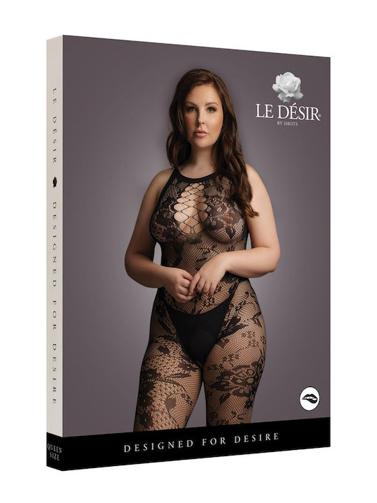 Le Desire Plus Size Bodystocking Open Crotch