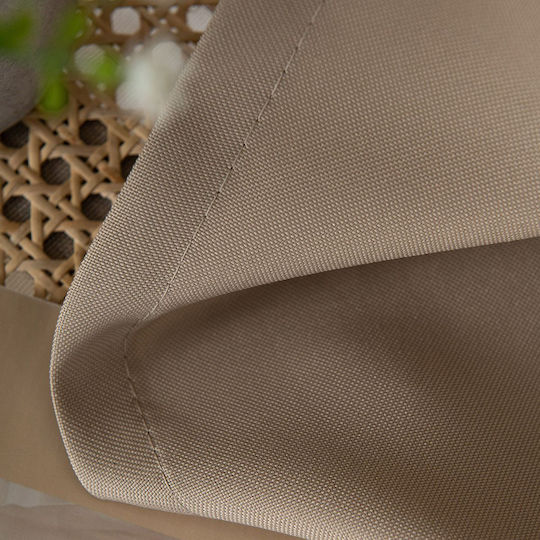 Beauty Home Κουρτίνα με Τρουκς Μπεζ 140x270εκ.