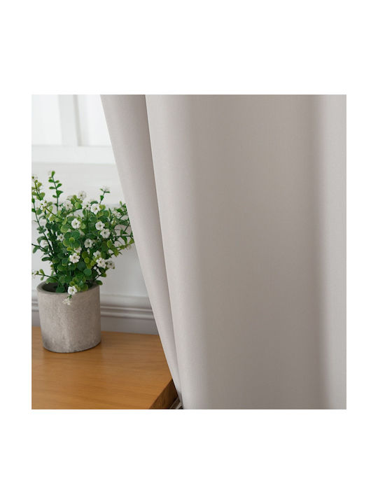 Beauty Home Perdea Cu Capse Bej 140x270cm