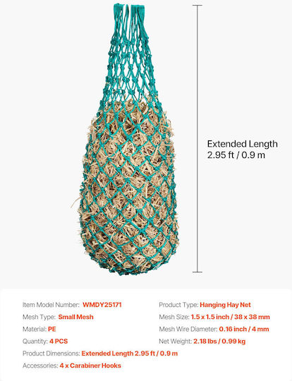 Vevor Vevor Nets for Hay Length 90cm